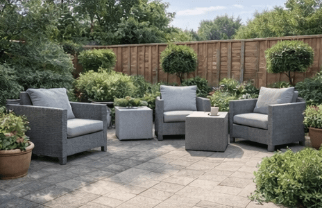 Photo of a formal garden