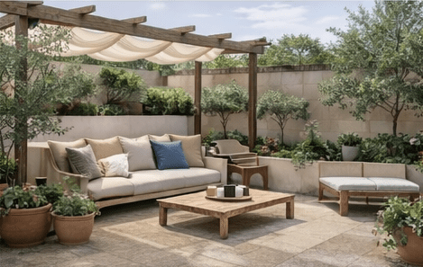 Photo of a Mediterranean garden