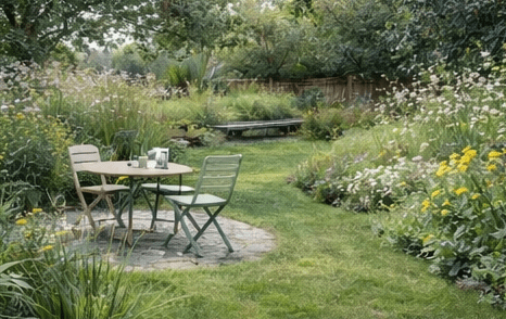 Photo of a naturalistic garden